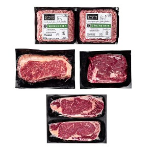 ButcherBox - Sizzle and Sear Beef Box 100% Grass-fed Ground Beef, Sirloin Tips, Ribeyes, Thick Cut Ribeye - Frozen - 5.38 lbs - 1 of 4