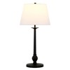 Hudson and Canal 28" Tall Table Lamp with Fabric Shade - 4 of 4