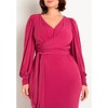 ELOQUII Cross Front Midi Dress - 3 of 4