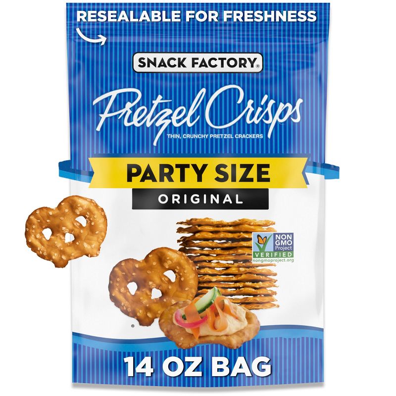Snack Factory Original Pretzel Crisps - 14oz, 1 of 9