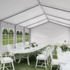Aoodor 20 x 20 FT. Marquee Party Tent with Church Window Sidewalls ,Waterproof Pavillion Tent ,Outdoor Event Tent,Wedding Party Tent - 3 of 4