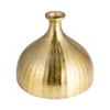 Modern Metal Vase - Decorative Aluminum Home Accent - Contemporary Finish - Perfect for Living Room, Bedroom, Office - 3 of 4
