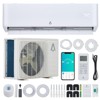 18,000 BTU AC 23 SEER, Cools Room Up to 1250 Sq. Ft, Wall Mount Ductless Mini C Heat Pump Full Set with 16ft Installation Kit Split System,White - 2 of 4