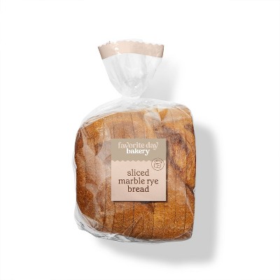 Sliced Marble Rye Bread - 17oz - Favorite Day™