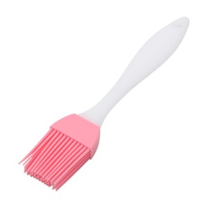 Unique Bargains Basting Brush 15g Small Handle Brush Color Block Dishwasher Safe Silicone PP 6.69"x1.18" 1 Pc - 1 of 4