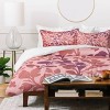 Deny Designs Twin/Twin Extra Long Emanuela Carratoni Natural Haze Duvet and Sham Set Pink/Red - image 3 of 4