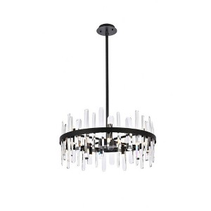 Elegant Lighting Serena 14 - Light Pendant in  Black - 1 of 4
