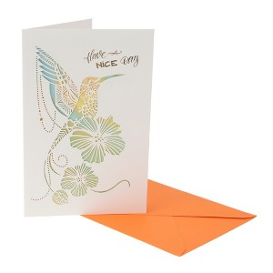 Unique Bargains Greeting Card Assorted Color 7.3"x5"x0.4" 1 Pc - 1 of 3
