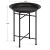 Kate and Laurel Mahdavi Round Metal Accent Table - image 2 of 4