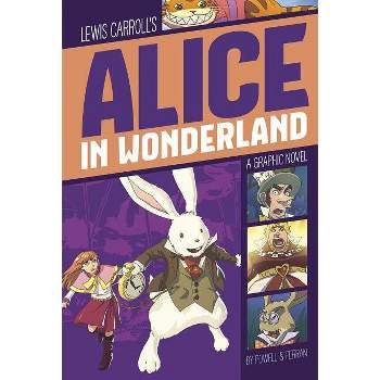 Alice in Wonderland - (Graphic Revolve: Common Core Editions) by  Lewis Carroll & Martin Powell (Paperback)