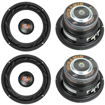 PYRAMID WX65X 6.5" 1200W Car Audio Subwoofers Subs Power Woofers 4 Ohm