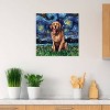 Golden Retriever Night (Dark Coat) by Aja Trier Unframed Wall Canvas - iCanvas - 3 of 3