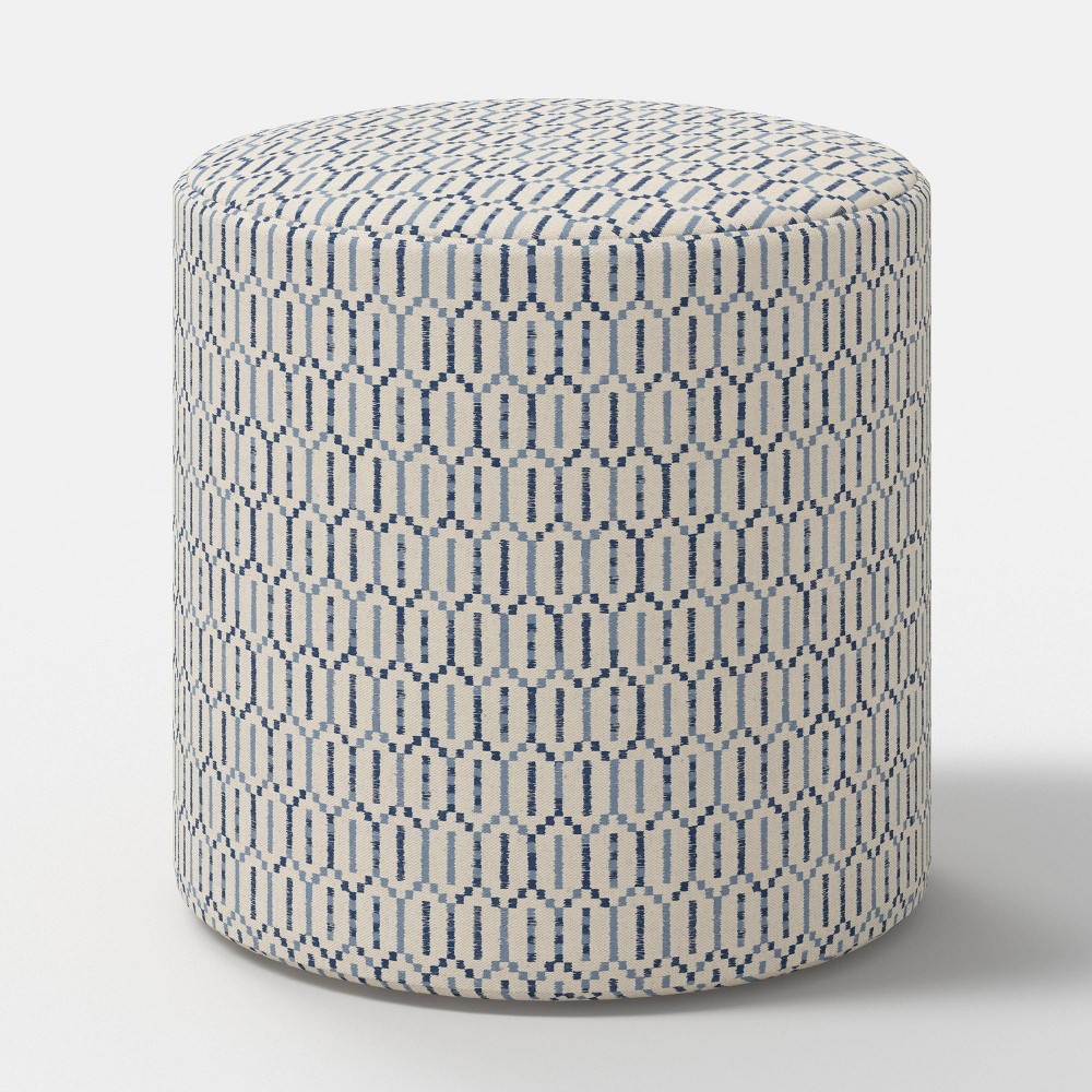 Tambor Ottoman Diamond Blue - Threshold™
