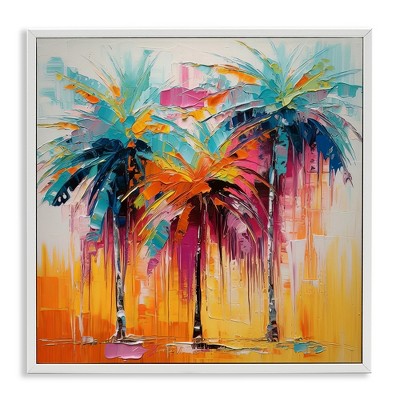 Stupell Industries Vivid Modern Palms, 12" x 12"