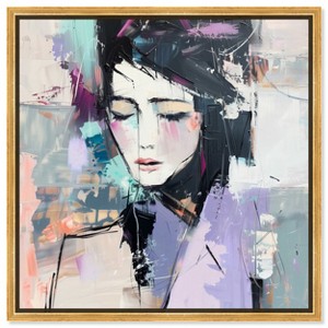 Art Remedy Born from Pastels Pastel Color Abstract Wall Art Framed - 1 of 4