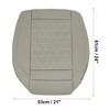 Unique Bargains Universal Front Car Seat Cushion Cover Protector Comfortable Pad PU Leather 2 Pcs - 2 of 3