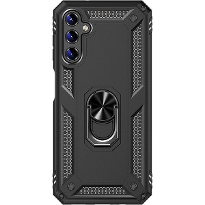 SAHARA - Military Kickstand Series with Belt Clip Case for Samsung Galaxy A14 5G - Black - 1 of 4