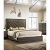Queen Size Platform Bed with Upholstered Headboard for Bedroom - 4 of 4