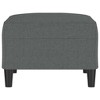 vidaXL Footstool Dark Gray 27.6 in.x21.7 in.x16.1 in. Fabric - 4 of 4