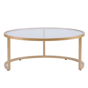 Evelyn Nesting Coffee Tables - 2pc Set - CK4290 - Gold - SEI - 1 of 4