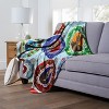 Marvel Guardians Of The Galaxy Holiday Special Galaxy Ornaments Silk Touch Throw Blanket 50x60 Inches - 3 of 3