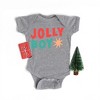 The Juniper Shop Jolly Boy Star Baby Bodysuit - 24 Month - Heather Grey - 2 of 2