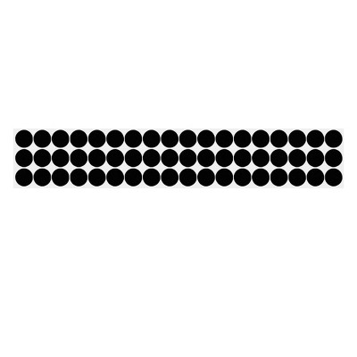 Unique Bargains Removable PVC Material Round Shape Wall Stickers 54 Pcs