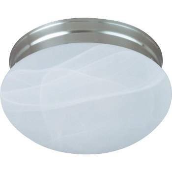 Maxim Lighting Essentials - 583x 2 - Light Flush Mount in  Satin Nickel
