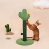 ZEZE Desert Cactus Woven Rope Cat Scratcher-Green - 2 of 4