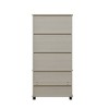 DOMETOUR 70" Tall Kitchen Pantry Storage Cabinet with 2 Drawers and 3 Shelves, Wood Large Storage Cabinet for Kitchen, Dining Room - 4 of 4