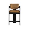 Meridian Furniture,Sacha Saddle Velvet Stool - 3 of 4
