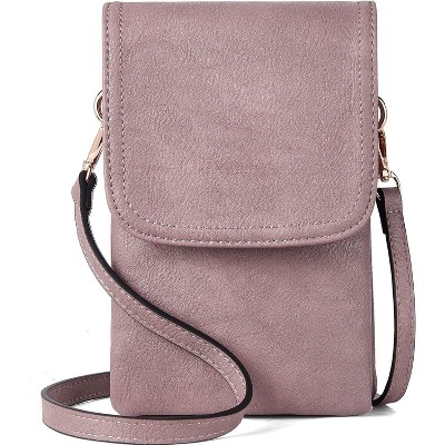 Vegan Leather Small Crossbody Bags for Women Designer Cell Phone Bag Wallet Purses Adjustable Strap