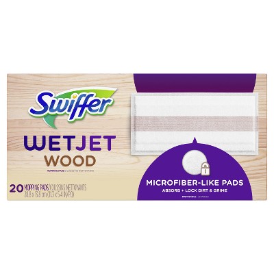 Microfiber Mop Pads Compatible with Swiffer WetJet (2 Pack)