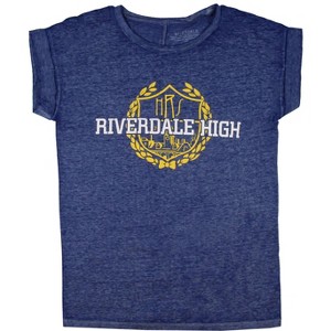 Riverdale Juniors High School Logo Burnout T-Shirt (X-Large) Adult - 1 of 4
