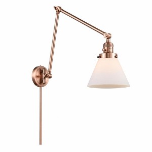 Cone - 1 Light Swing Arm Wall Sconce In Industrial Style-30 Inches Tall and 8 Inches Wide - 1 of 1