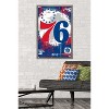 Trends International NBA Philadelphia 76ers - Maximalist Logo 23 Framed Wall Poster Prints - 2 of 4