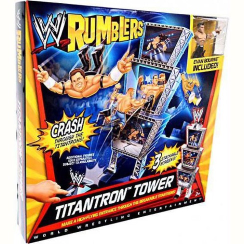 Wwe Wrestling Rumblers Series 1 Titantron Tower Mini Figure Playset Target - roblox rumbler