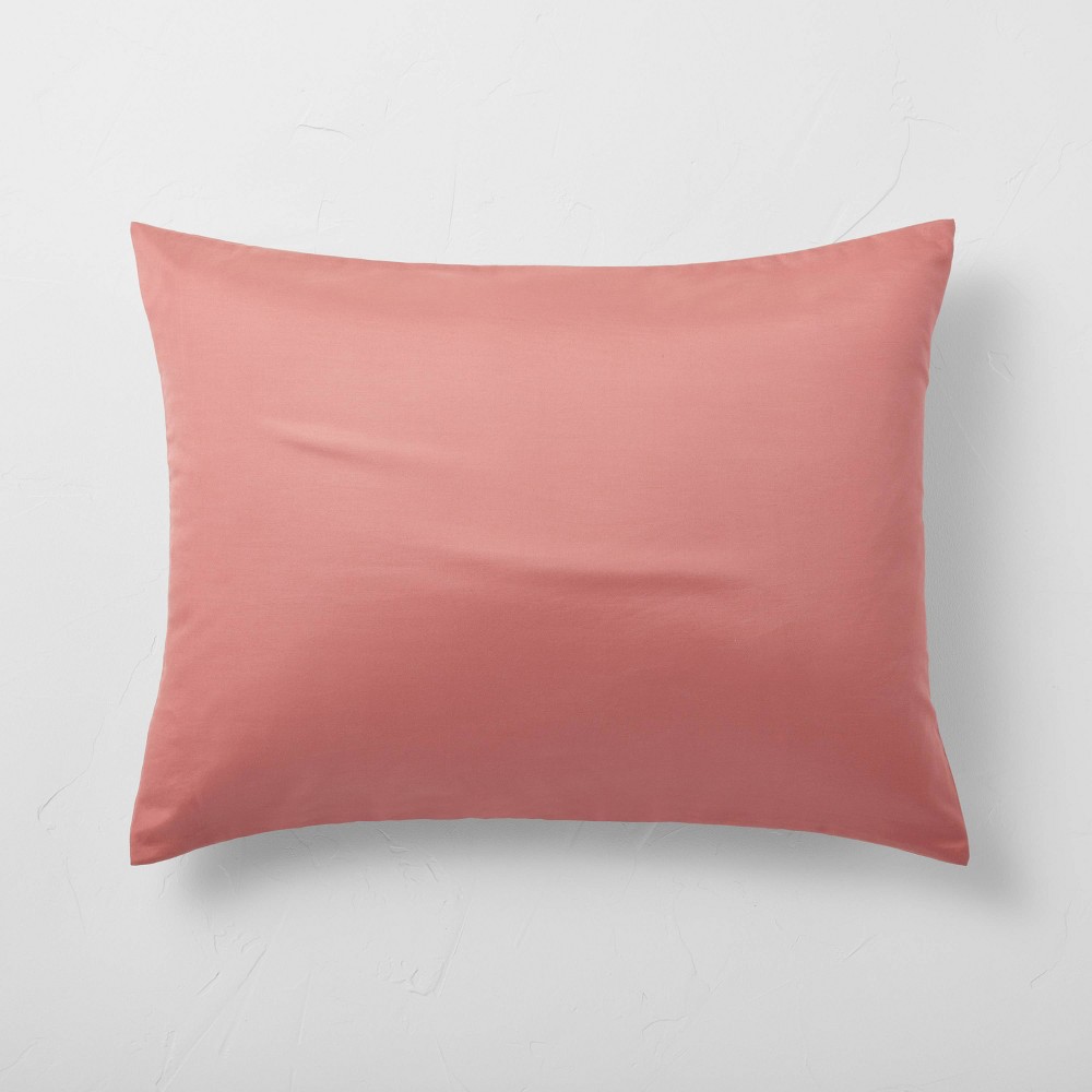 Photos - Pillowcase Standard Lyocell Cotton Blend Comforter Sham Rose - Casaluna™