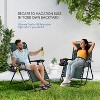 Nestl Zero Gravity Chairs Set of 2, Reclining Camping Chair, Folding Outdoor Chair with Pillow & Cup Holder Tray - 4 of 4