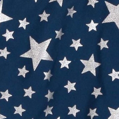 navy - silver stars