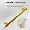 NicBex Shower Door Frameless Tub Door Modern Pivot Shower Door Panel with  1/4" (6mm) Thick SGCC Tempered Glass for Bathroom - 4 of 4