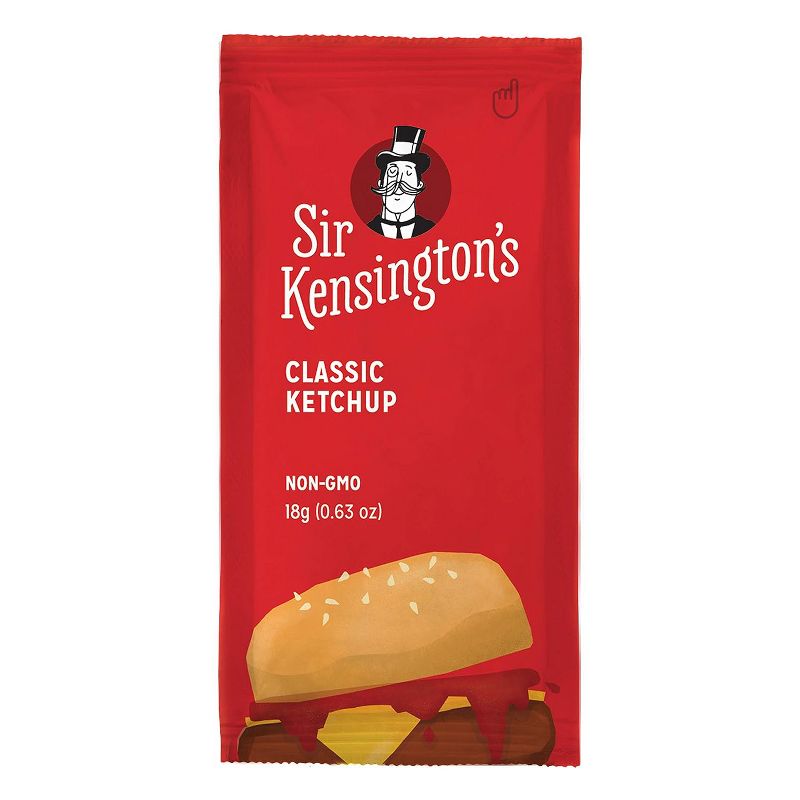 Sir Kensington's Ketchup Squeeze Packet - Case of 600/18 gm, 2 of 4