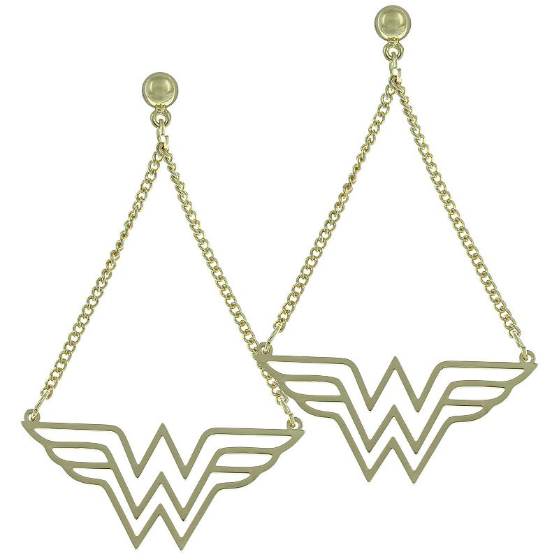 DC Comics Wonder Woman Dangle Earrings, 3 of 4