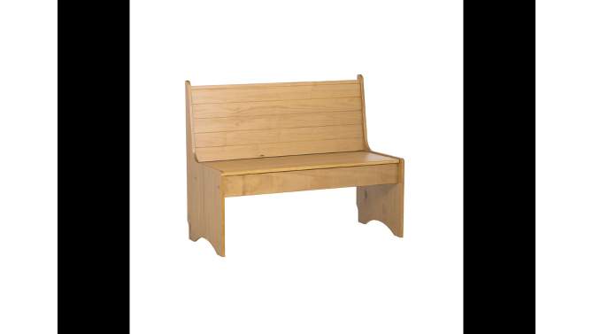 Large Merrill Back Rest Bench - Linon, 2 of 20, play video