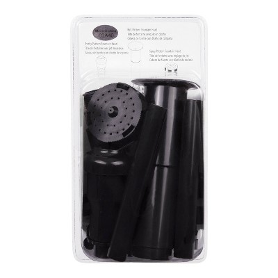 Tetra Black Adjustable Fountain Head Kit with 3 Patterns