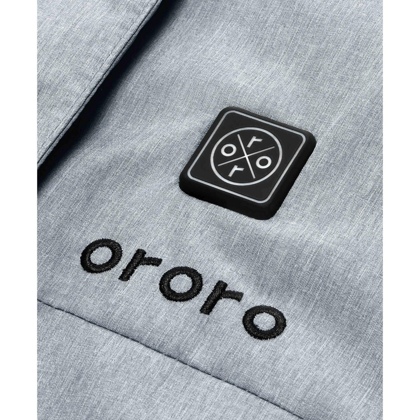 Мужские куртки Ororo 4-Zone Thermolite Heated Padded Jacket with Battery (Gray, 2XL) — фото 7