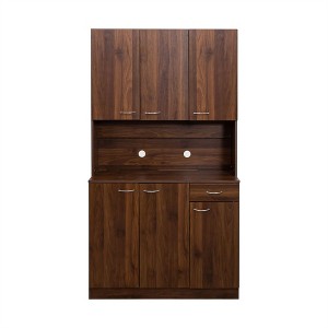 COWLOWN Tall 6-Door Wardrobe & Storage Cabinet with Drawer, Modern Wardrobe for Bedroom, Kitchen - 1 of 4