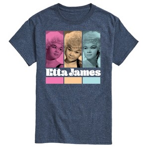 Men's - Etta James - Portrait Grid Short Sleeve Graphic T-Shirt - 1 of 4