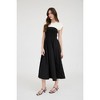 August Sky Women's Layered Effect Smocked Midi Dress - 3 of 4