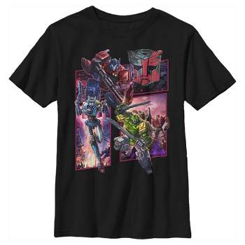 Boy's Transformers Autobots Character Panels T-Shirt